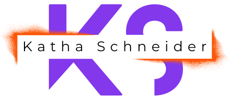 Katha Schneider Logo lila Orange